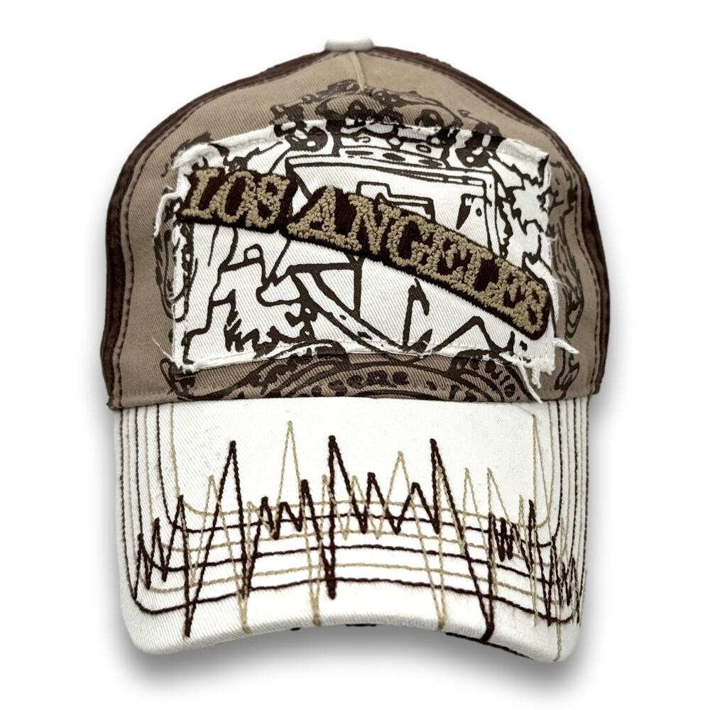 California Cities Vintage Style Baseball Cap Venice Beach LA Hollywood San Diego